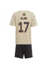 Ajax Daley Blind #17 Babytruitje 3e tenue Kind 2022-23 Korte Mouw (+ Korte broeken)
